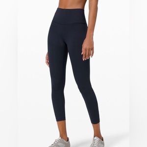 Lululemon wunder train 25 inch inseam navy